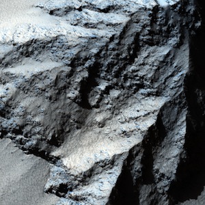 bedrock in Ius Chasma Mars