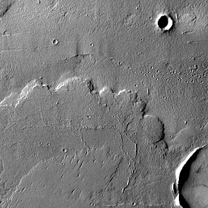 Lava flows in Tharsis THEMIS Image of the Day_20140505