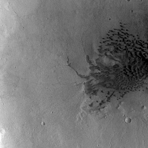 Dune field in crater (THEMIS_IOTD_20141022)