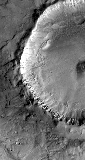 Crater inside Newton Crater (THEMIS_IOTD_20150213)