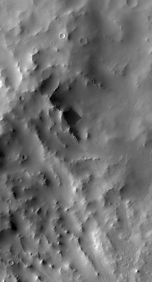 The Martian, part 4 Schiaparelli Crater rim (THEMIS_IOTD_20151015)