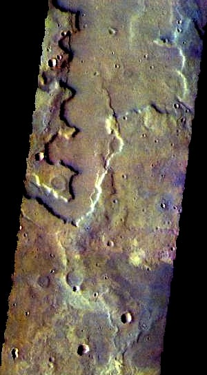 Sirenum Fossae false color (THEMIS_IOTD_20151127)