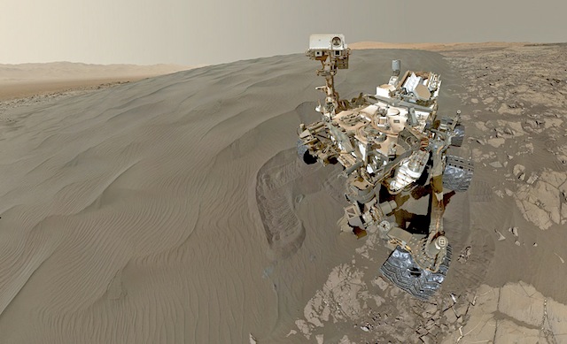 opportunity rover selfie