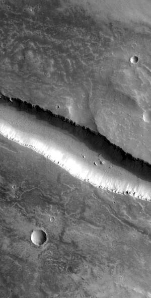 Lava channels of Granicus Valles (THEMIS_IOTD_20160218)