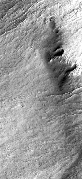 The edge of Olympus Mons volcano (THEMIS_IOTD_20161101)