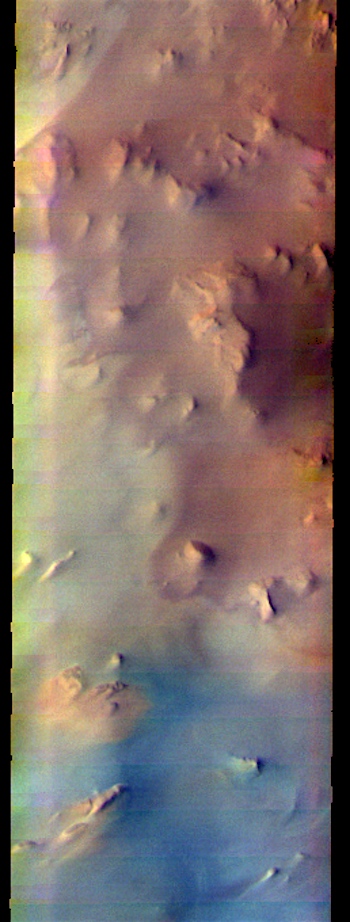 Argentea Planum in false color (THEMIS_IOTD_20170727)