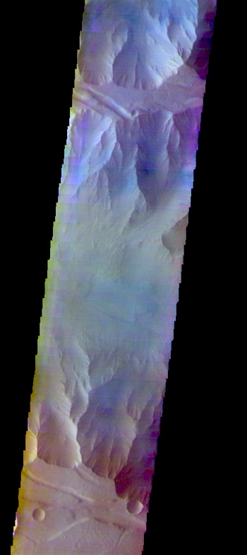 Coprates Chasma in false color (THEMIS_IOTD_20170728)