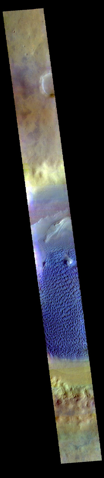 Marching dunes in Rabe Crater (THEMIS_IOTD_20171221)