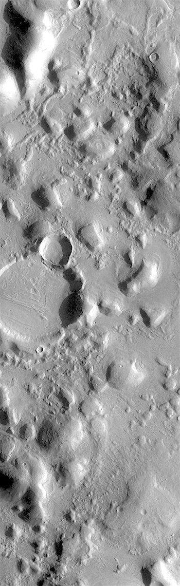 Bumpy hills of Arcadia Planitia (THEMIS_IOTD_20180621)