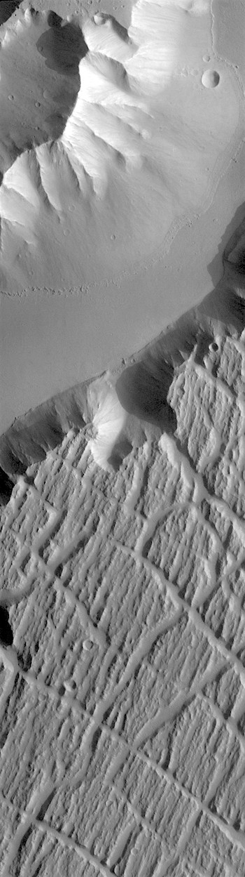 Flood-scoured island in Kasei Valles (THEMIS_IOTD_20180709)