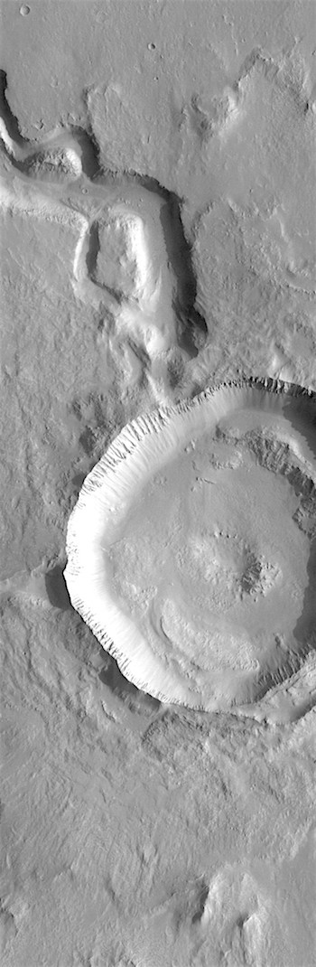 Hephaestus Fossae crater (THEMIS_IOTD_20180718)