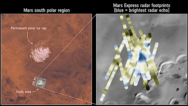 Mars_Express_detects_water_buried_under_the_south_pole_of_Mars