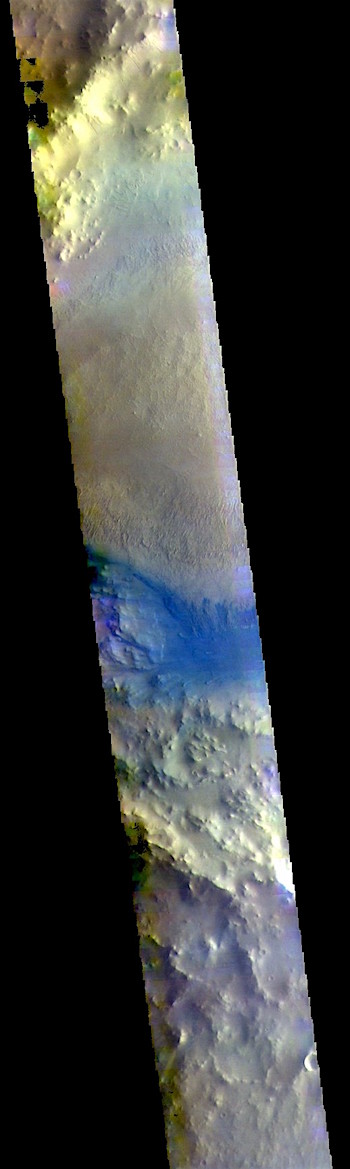 Terra Sabaea crater in false color (THEMIS_IOTD_20180918)