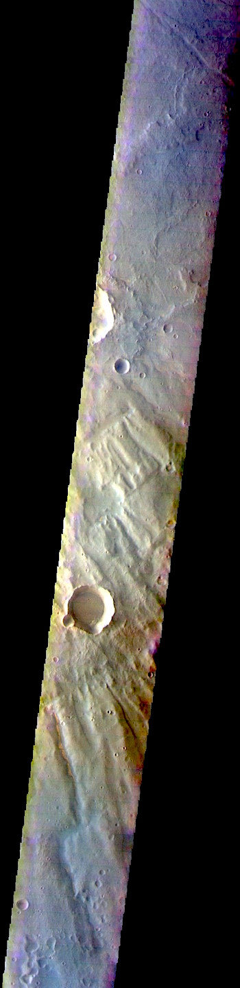Thaumasia Planum in false color (THEMIS_IOTD_20180906)