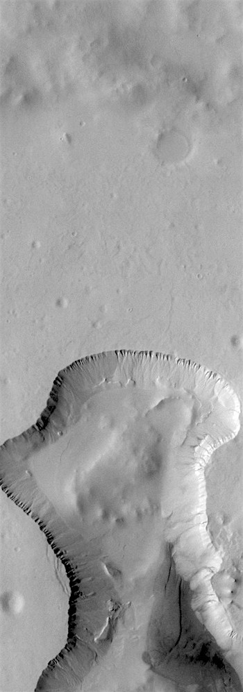 Eroding infill in southern crater (THEMIS_IOTD_20190115)