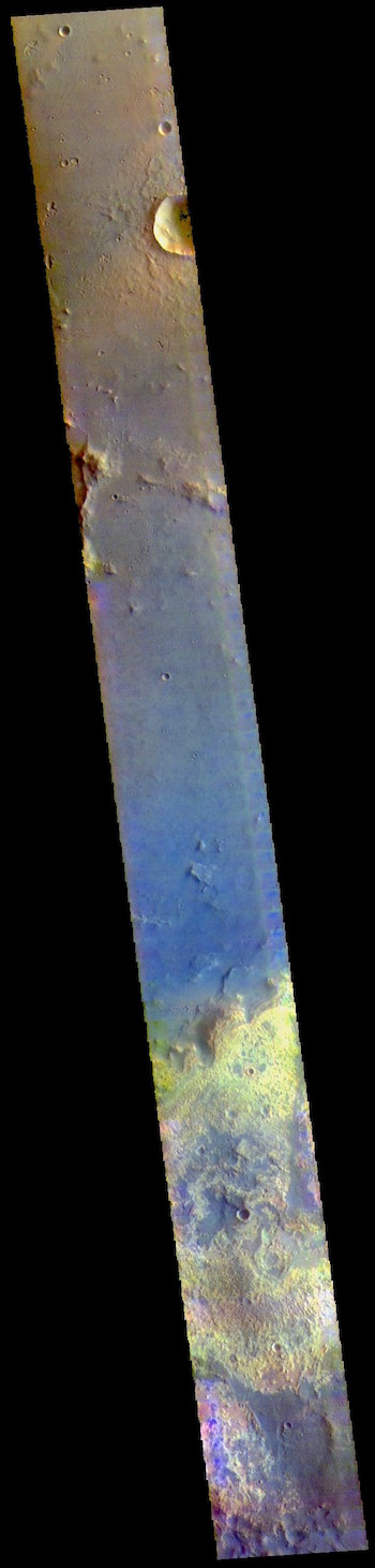 Chryse Planitia in false color (THEMIS_IOTD_20190226)