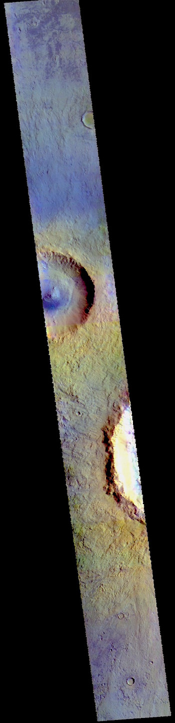 Acidalia Planitia in false color (THEMIS_IOTD_20190327)