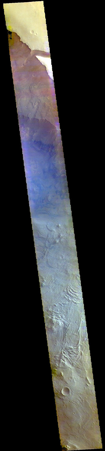 Melas Chasma in false color (THEMIS_IOTD_20190403)