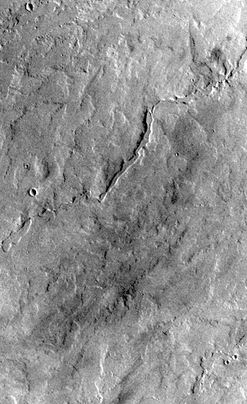 Pavonis Mons lava ribbons (THEMIS_IOTD_20190826)